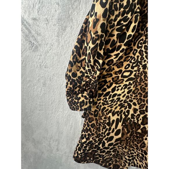 Bar III Women's Animal-Print Boyfriend Blazer - Size L - NWT - Picture 5 of 11